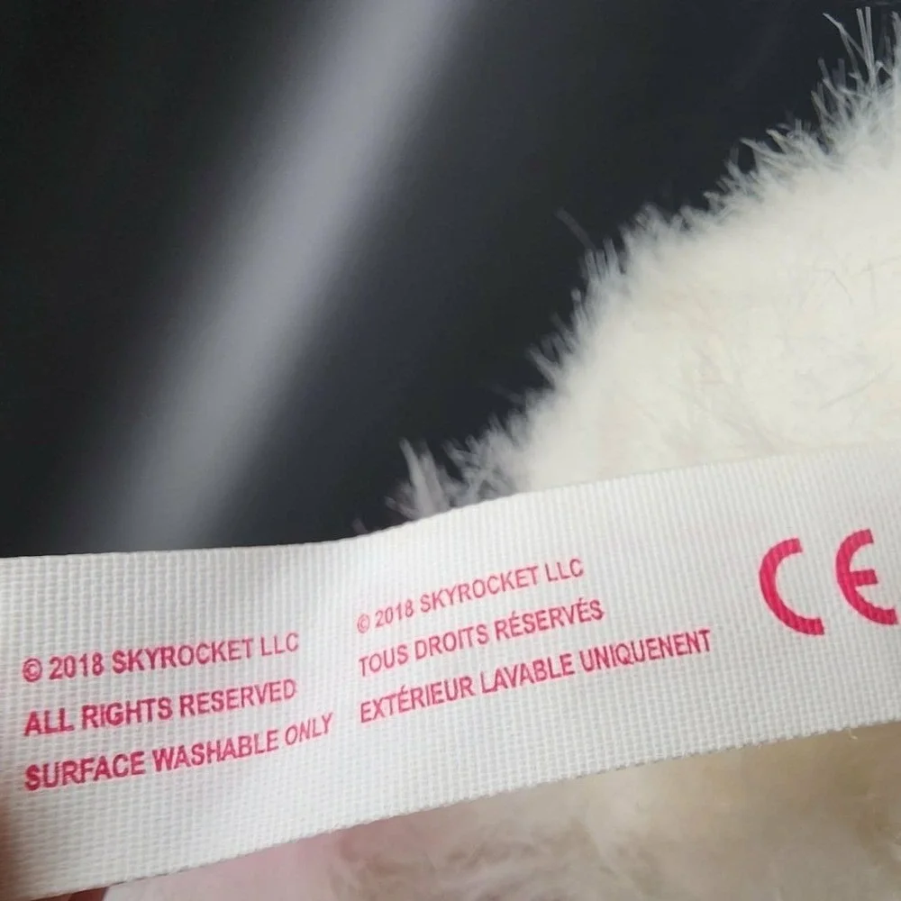 Pomsies Pink White Teal Blossom Cat Plush Interactive Toy Wrap Tail Pastelcore‎